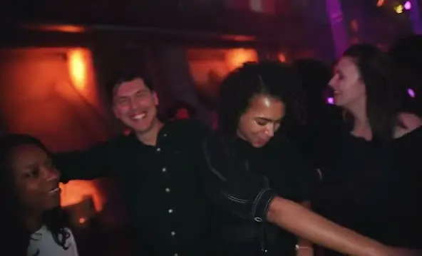 Guests dancing at Now&Wow, Rotterdam, 10 February 2023