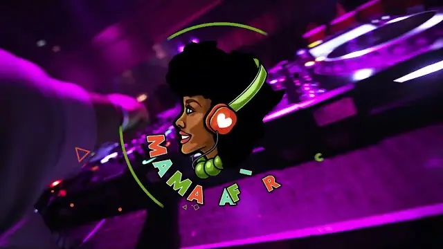 The Mama Africa logo on the decks at TivoliVredenburg, Utrecht