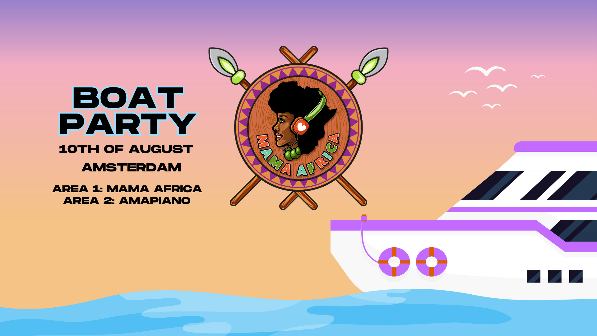 Mama Africa | Amsterdam | Boat Party