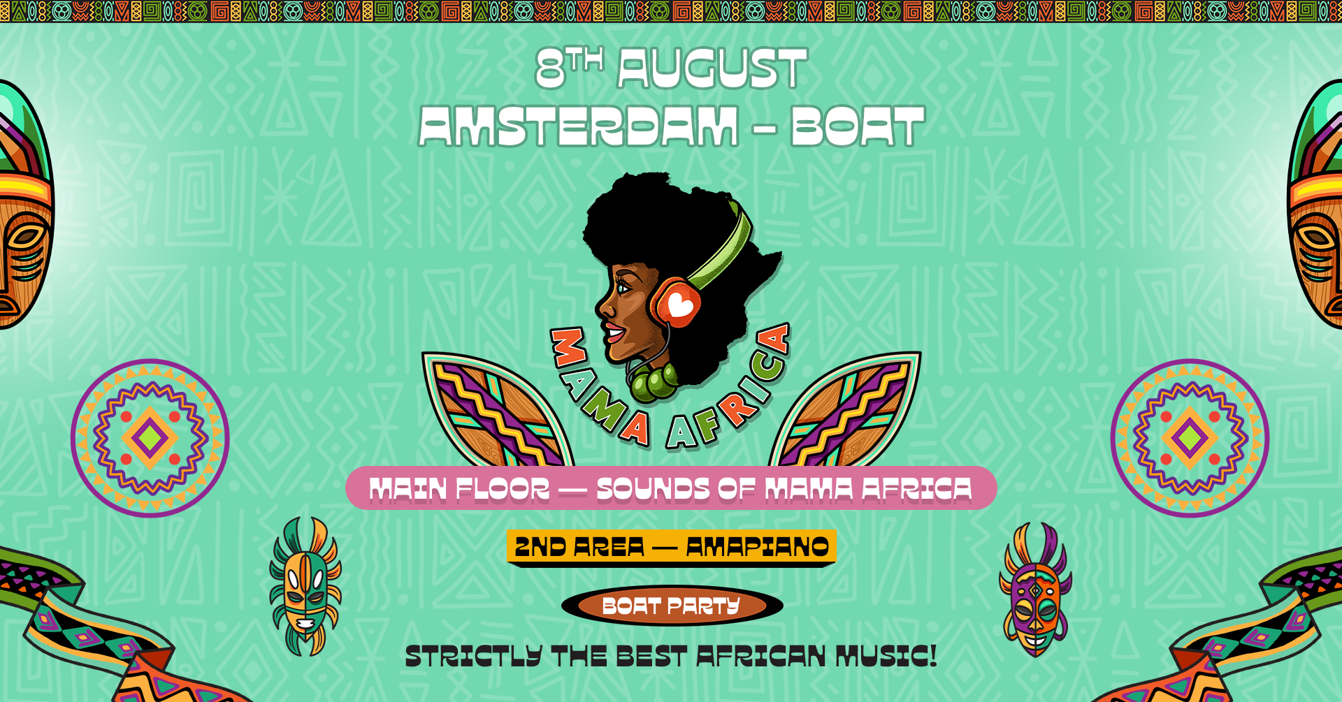 Mama Africa | Amsterdam | Boat Party: Last Boat of the Summer